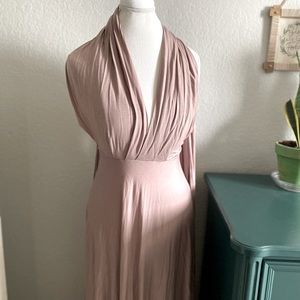 Lulus mauve mix dress worn once